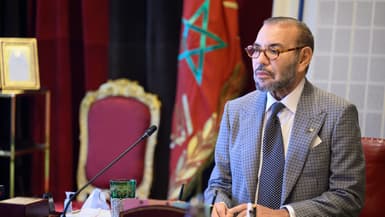 Le roi du Maroc Mohammed VI, le 20 septembre 2023, au Palais royal de la capitale Rabat.