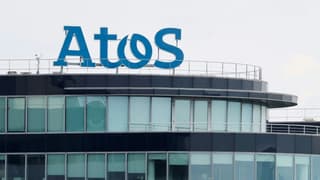 Le siège d'Atos à Bezons, dans le Val-d'Oise, le 28 avril 2024