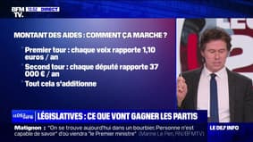 Législatives : ce que vont gagner les partis - 10/07