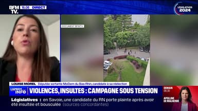 Législatives: Louise Morel (MoDem) regrette que les femmes candidates subissent autant "d'insultes à caractère sexiste et sexuel"