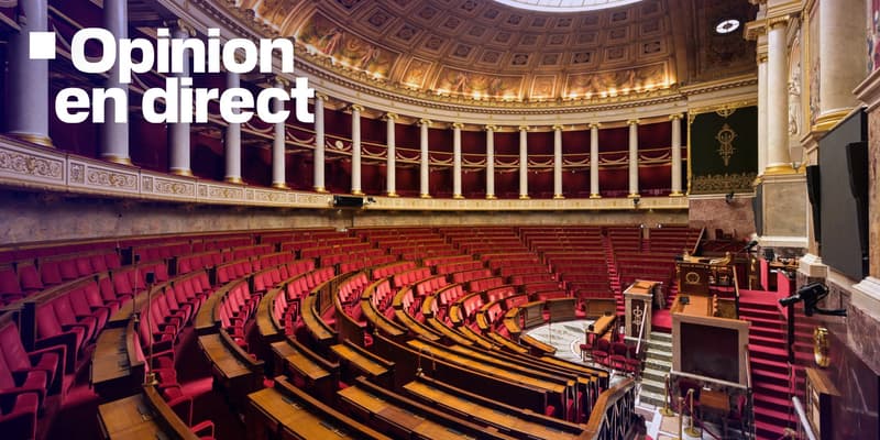 Les sièges vides de l'Assemblée nationale à Paris le 8 juillet 2024, au lendemain du second tour des élections législatives.