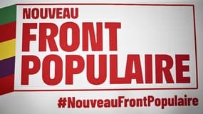 Logo du Nouveau Front populaire, l'alliance des partis de gauche aux législatives 2024