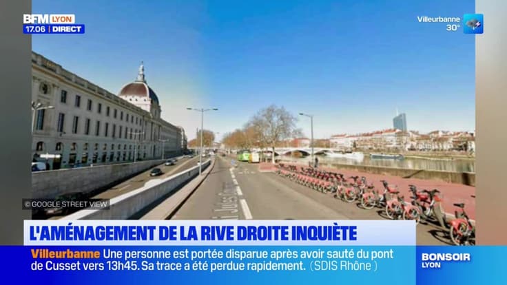 Lyon: l'aménagement de la rive droite inquiète