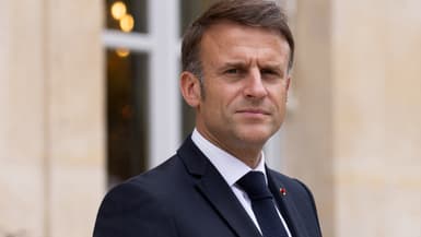 Emmanuel Macron à l'Élysée à Paris, le 20 juin 2024.