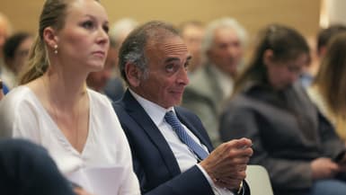 Marion Maréchal et Éric Zemmour, le 13 mai 2024 à Paris