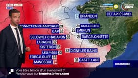 Météo Alpes du Sud: le soleil domine toute la journée, jusqu'à 31°C à Gap