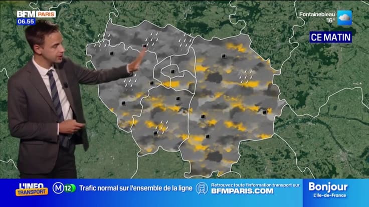 Météo Paris Ile-de-France: des averses prévues ce vendredi, jusqu'à 19°C dans la capitale