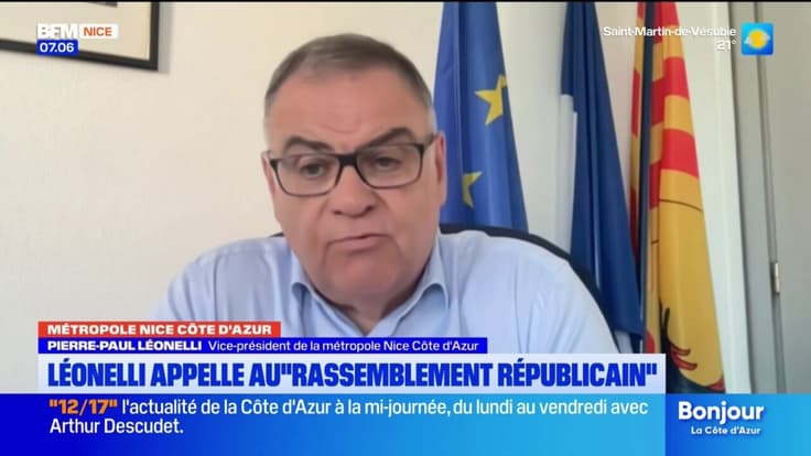 Métropole Nice Côte d'Azur: Léonelli appelle au "Rassemblement républicain" après la démission d'Estrosi