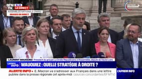 "Nous devons tout rebâtir et tout reconstruire": Laurent Wauquiez donne les contours du nouveau groupe politique "La Droite Républicaine"