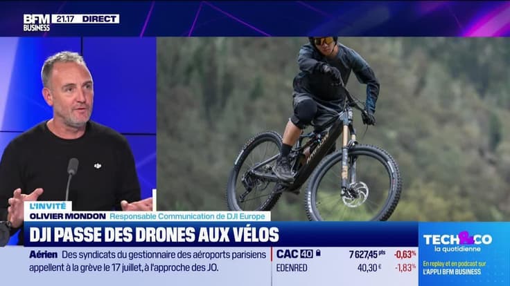 Olivier Mondon (DJI Europe) : DJI passe des drones aux vélos - 08/07