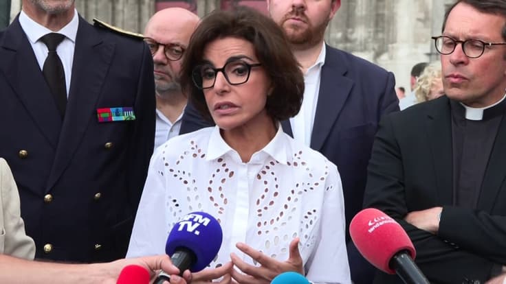 "On a échappé de peu à une nouvelle catastrophe", affirme Rachida Dati après l'incendie de la cathédrale de Rouen