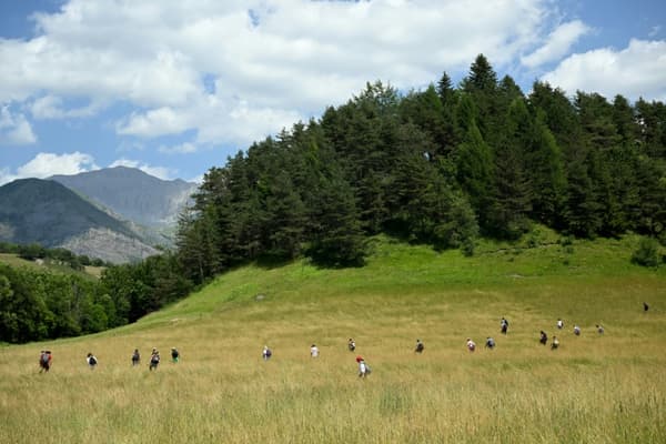 Opérations de recherche du petit Emile au Vernet, le 10 juillet 2023 dans les Alpes-de-Haute-Provence