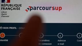 Page web de la plateforme Parcoursup, le 18 janvier 2023 à Rennes