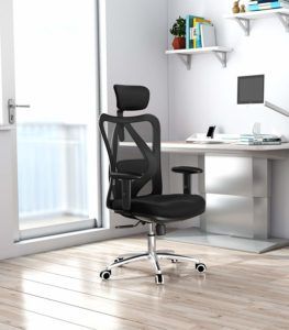 Chaise de bureau ergonomique avec mécanisme de réglage asynchrone