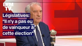 Résultats des législatives, Matignon, coalition... L'interview de François Bayrou en intégralité