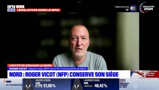 Roger Vicot, député réélu (NFP) de la 11e circonscription du Nord, souhaite "réparer ce pays qui est terriblement fracturé"