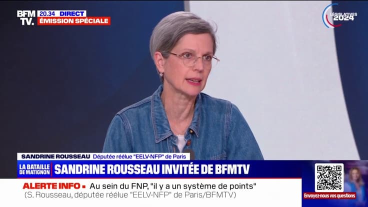 Sandrine Rousseau sur le poste de Premier ministre: "En n'ayant pas de nom, on laisse la place à tous les commentaires et à toutes les manœuvres possibles"