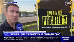 Sécurité routière: une campagne choc pour protéger les patrouilleurs d'autoroutes