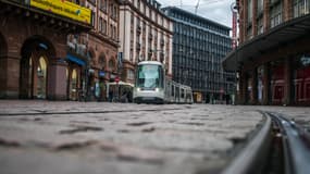 Tram à Strasbourg. 