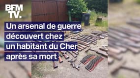 Un arsenal de guerre retrouvé chez un habitant du Cher, après sa mort