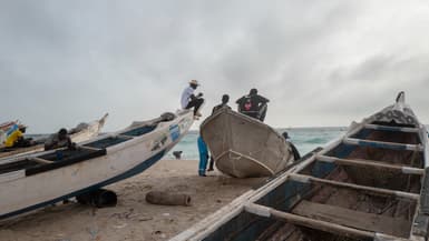 Un bateau en Mauritanie, début juillet 2024. PHOTO D'ILLUSTRATION