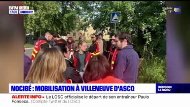 Villeneuve d'Ascq: les salariés de Nocibé toujours en grève pour s'opposer au transfert du site vers Douvrin